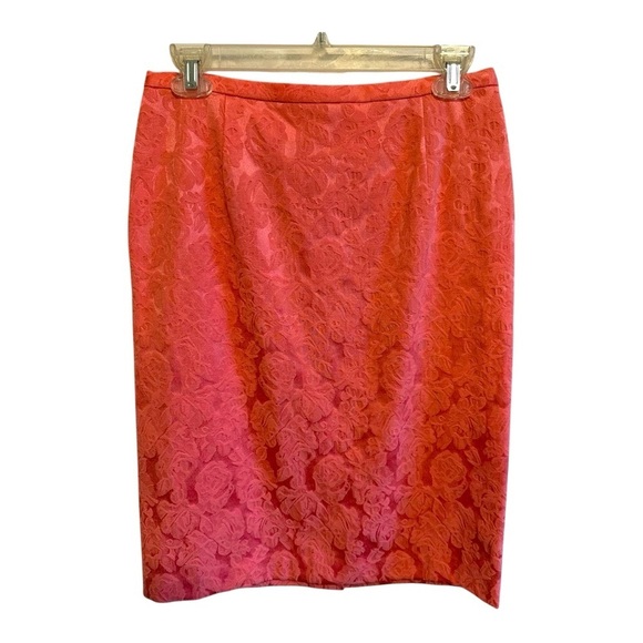 NWT Vintage Pendleton Women's Pink Floral Skirt Size 2 Petite - Picture 1 of 12